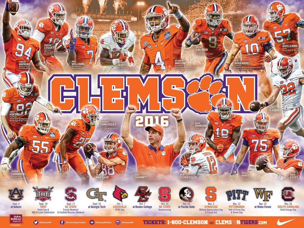 Clemson Football Wallpaper - HD Wallpaper 