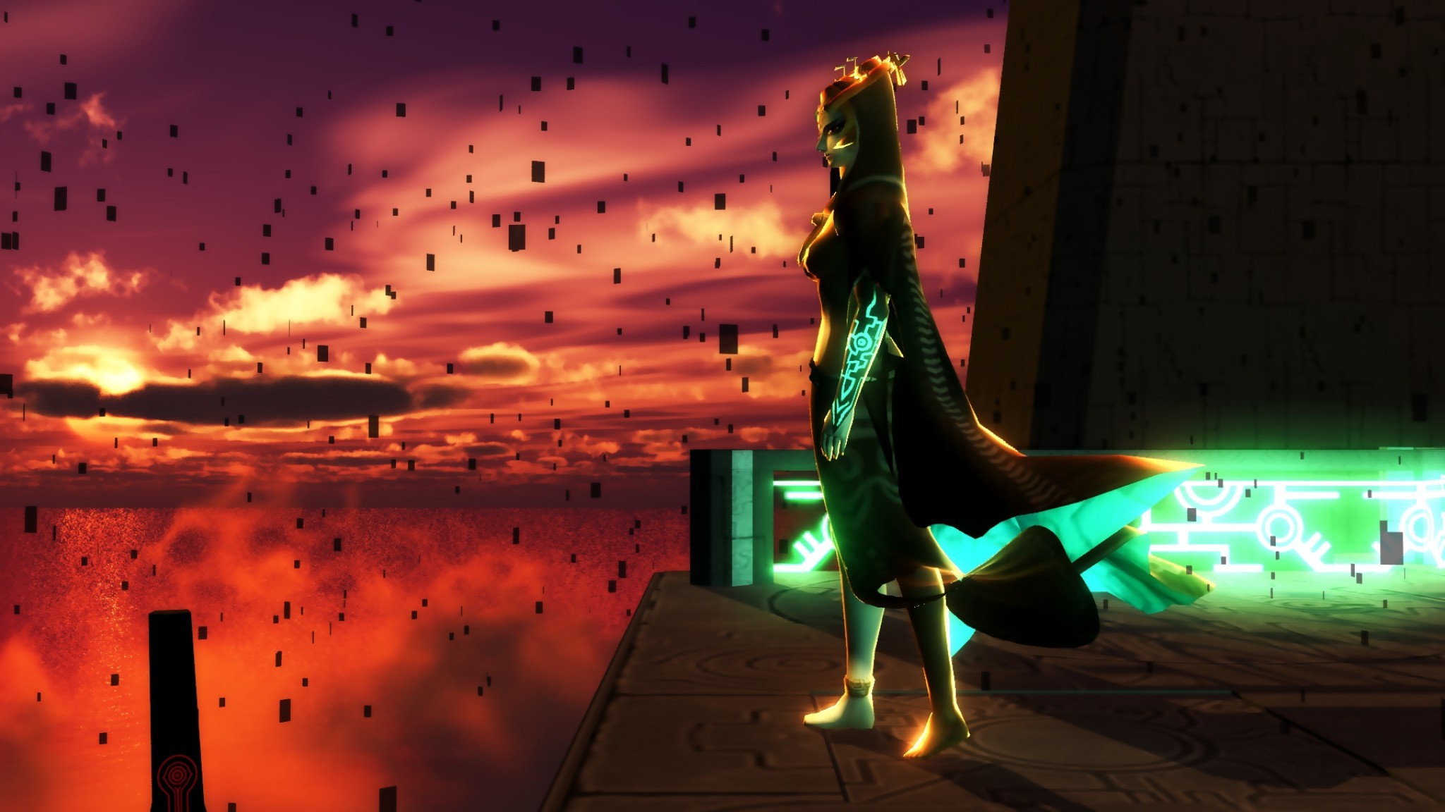 The Legend Of Zelda Midna The Legend Of Zelda Twilight - Twilight Princess Link And Midna Cutscenes - HD Wallpaper 