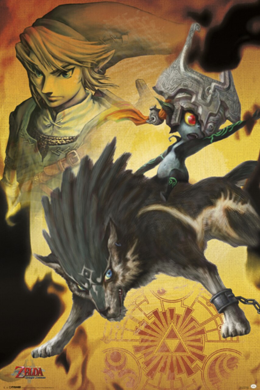 Zelda Midna Poster Framed - HD Wallpaper 