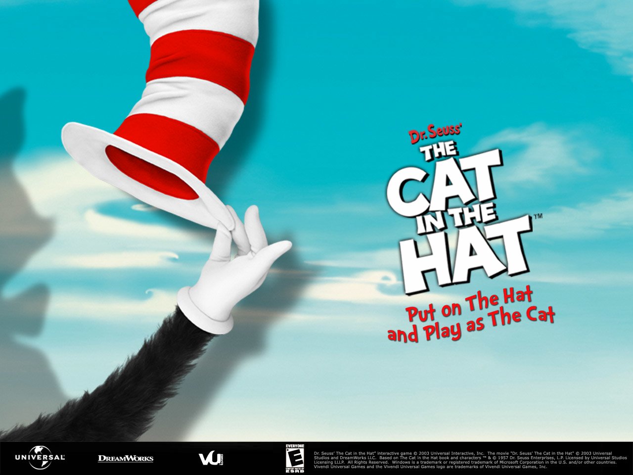 Cat In The Hat Pc - HD Wallpaper 