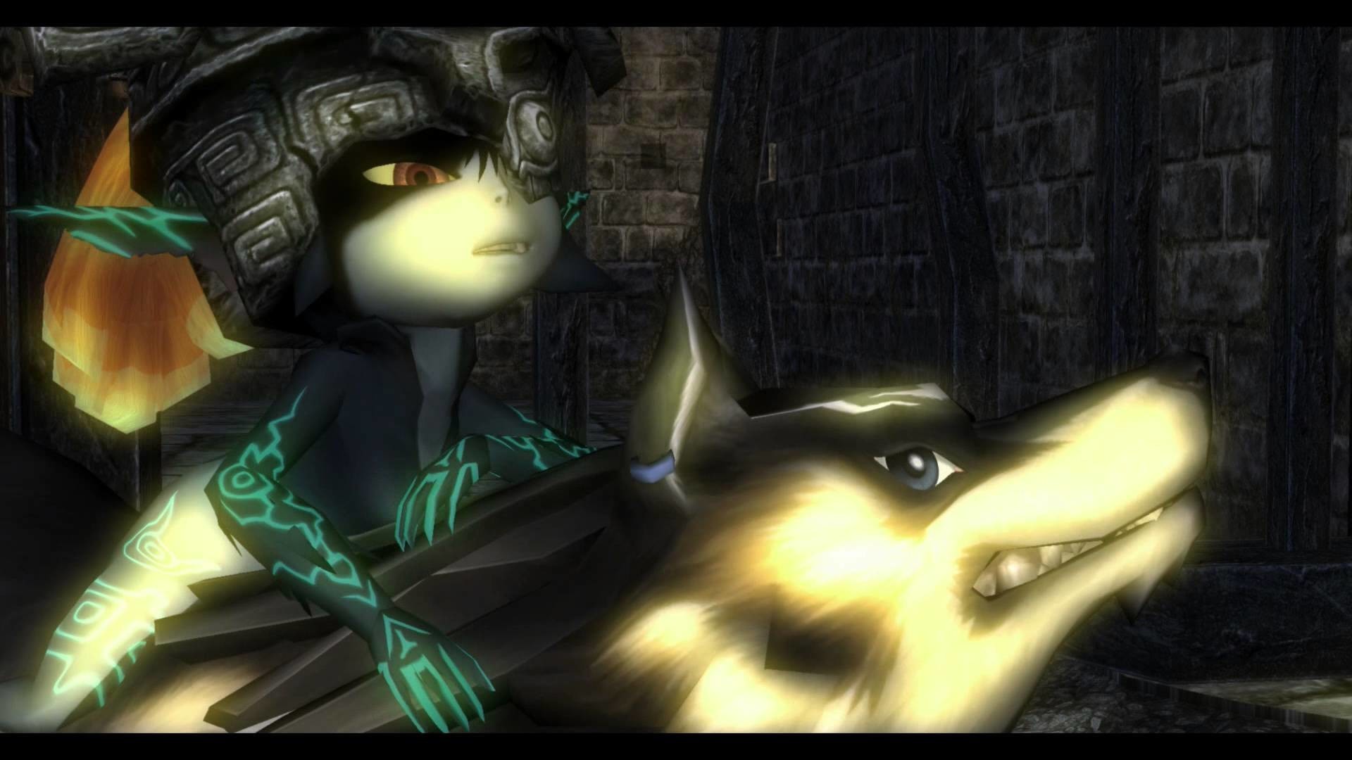 The Legend Of Zelda Twilight Princess - Twilight Princess Wolf Zelda Midna Link - HD Wallpaper 