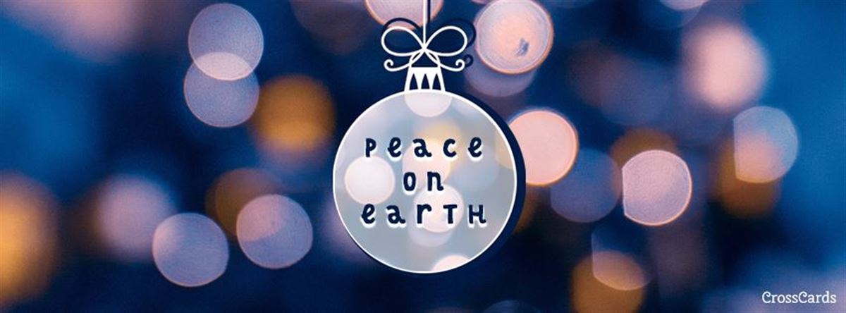 Peace On Earth - Christmas Background For Picsart - HD Wallpaper 