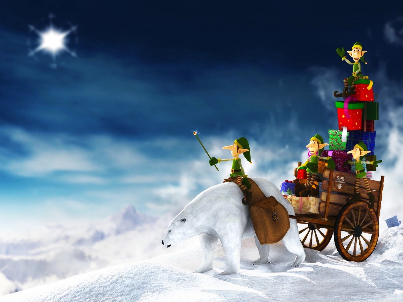 Beautiful Christmas Gifs Animated - 1600x1200 Wallpaper 