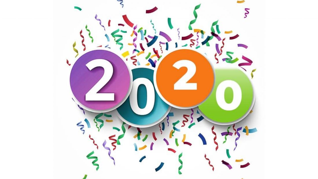 Happy New Year 2020 Cute - HD Wallpaper 