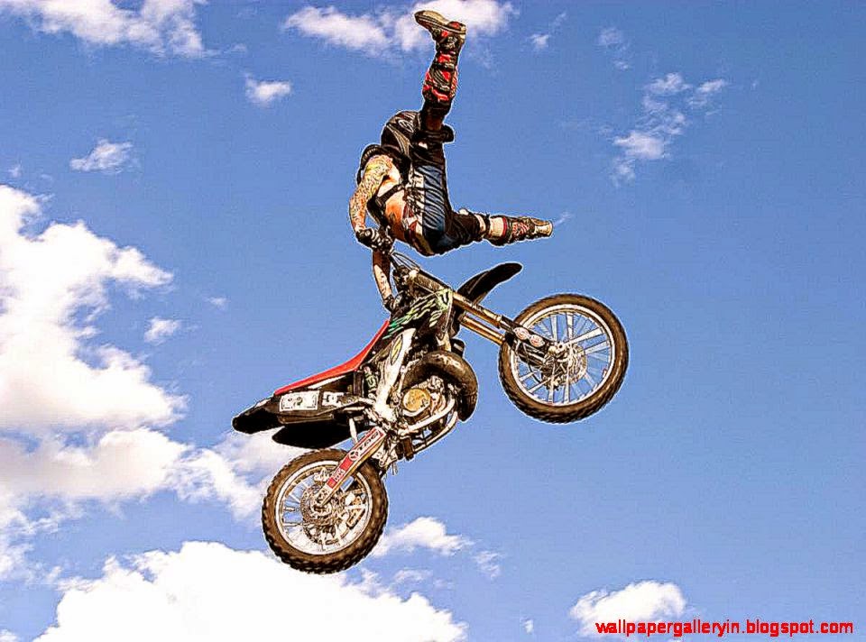 Crazy Dirt Bike Stunts Top My Wallpapers 2 « Wallpaper - Can Can On Dirtbike - HD Wallpaper 