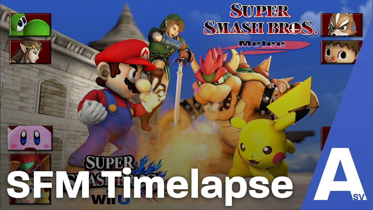 Super Smash Bros Sfm Poster - HD Wallpaper 