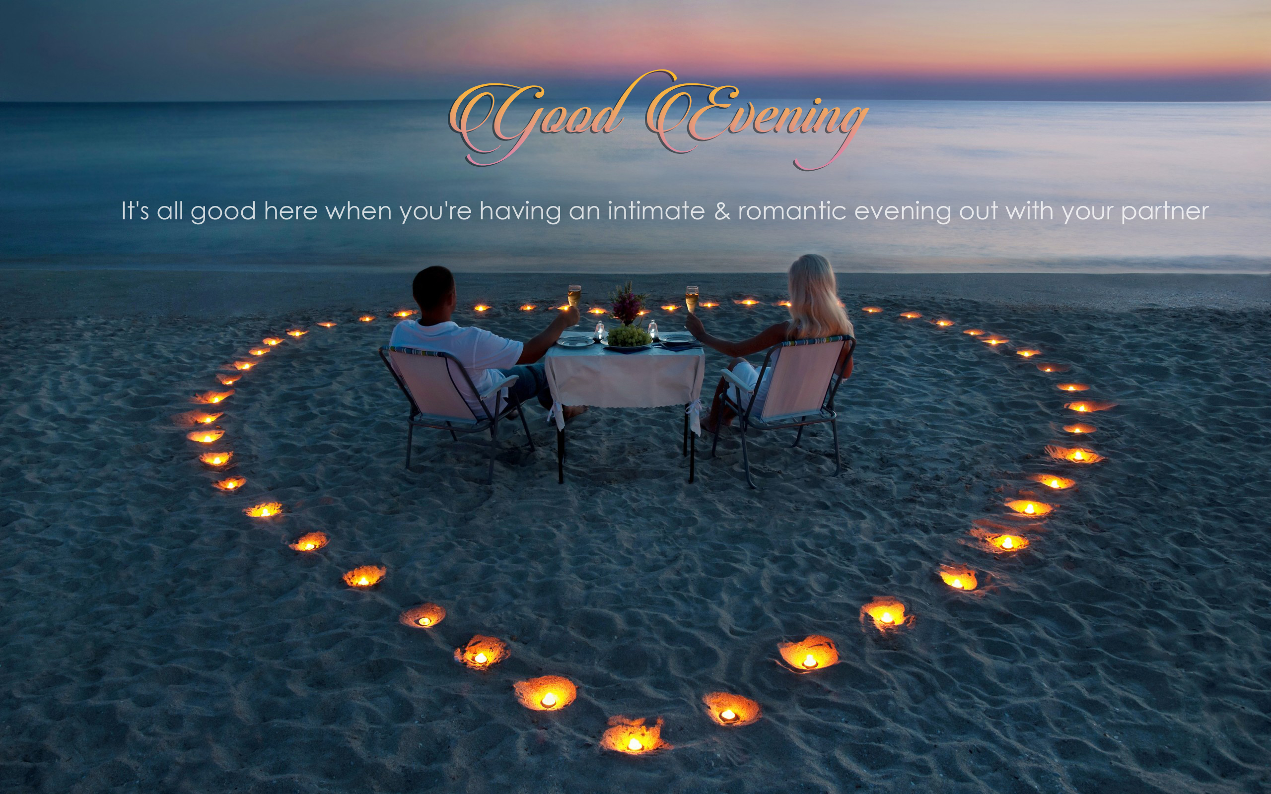 Romantic Good Evening Love Wallpapers And Backgrounds - Good Evening Hd - HD Wallpaper 