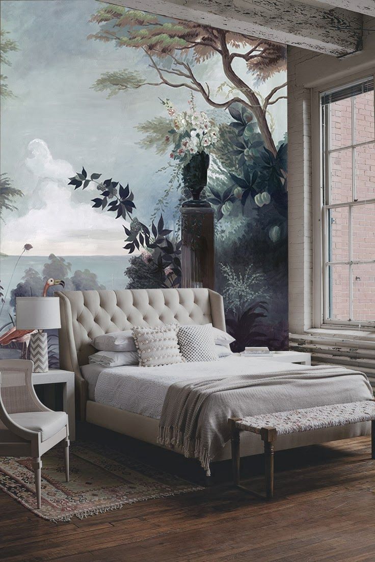 Bedroom Mural - HD Wallpaper 