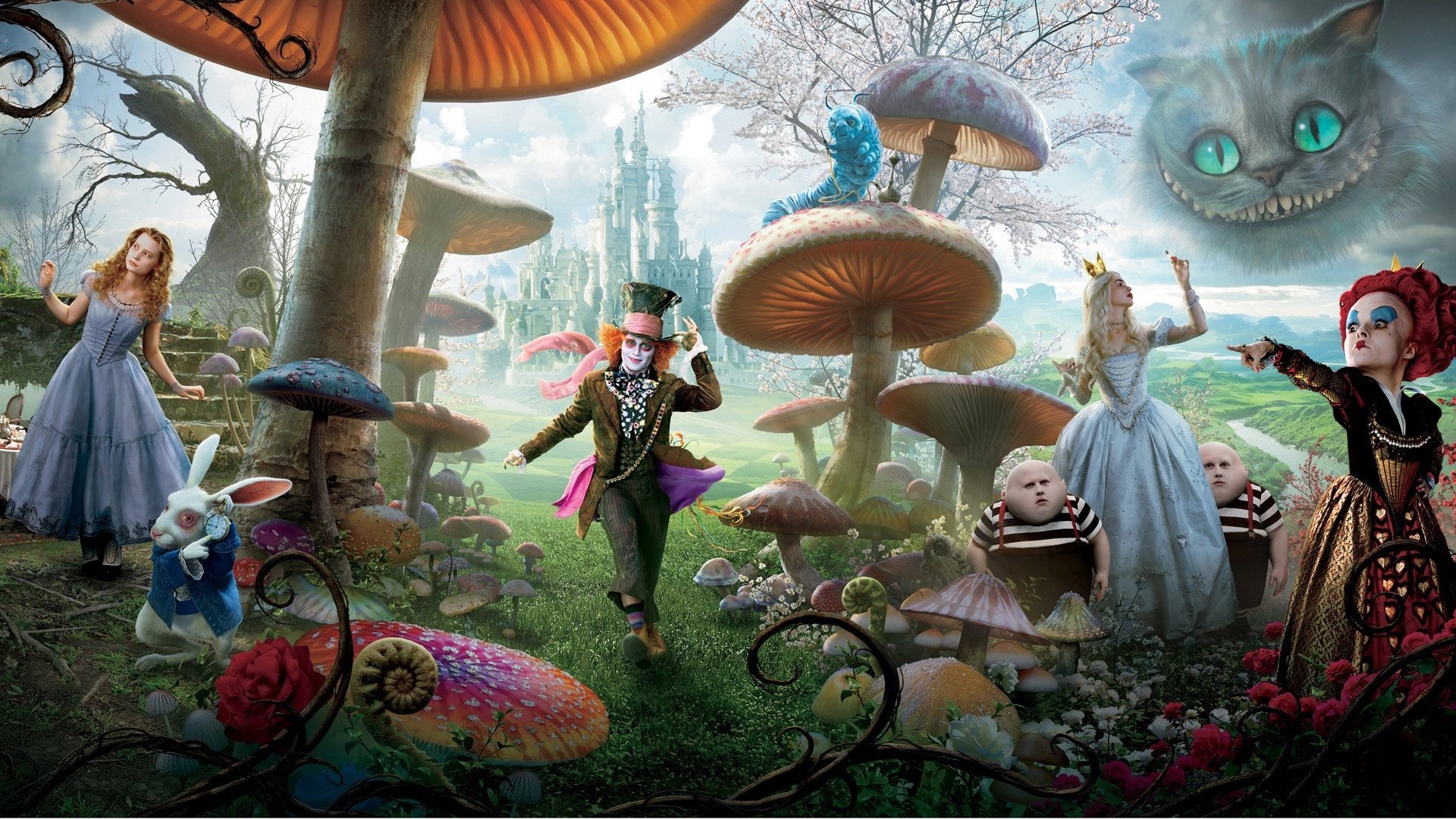 Alice In Wonderland Wallpaper Hd - HD Wallpaper 