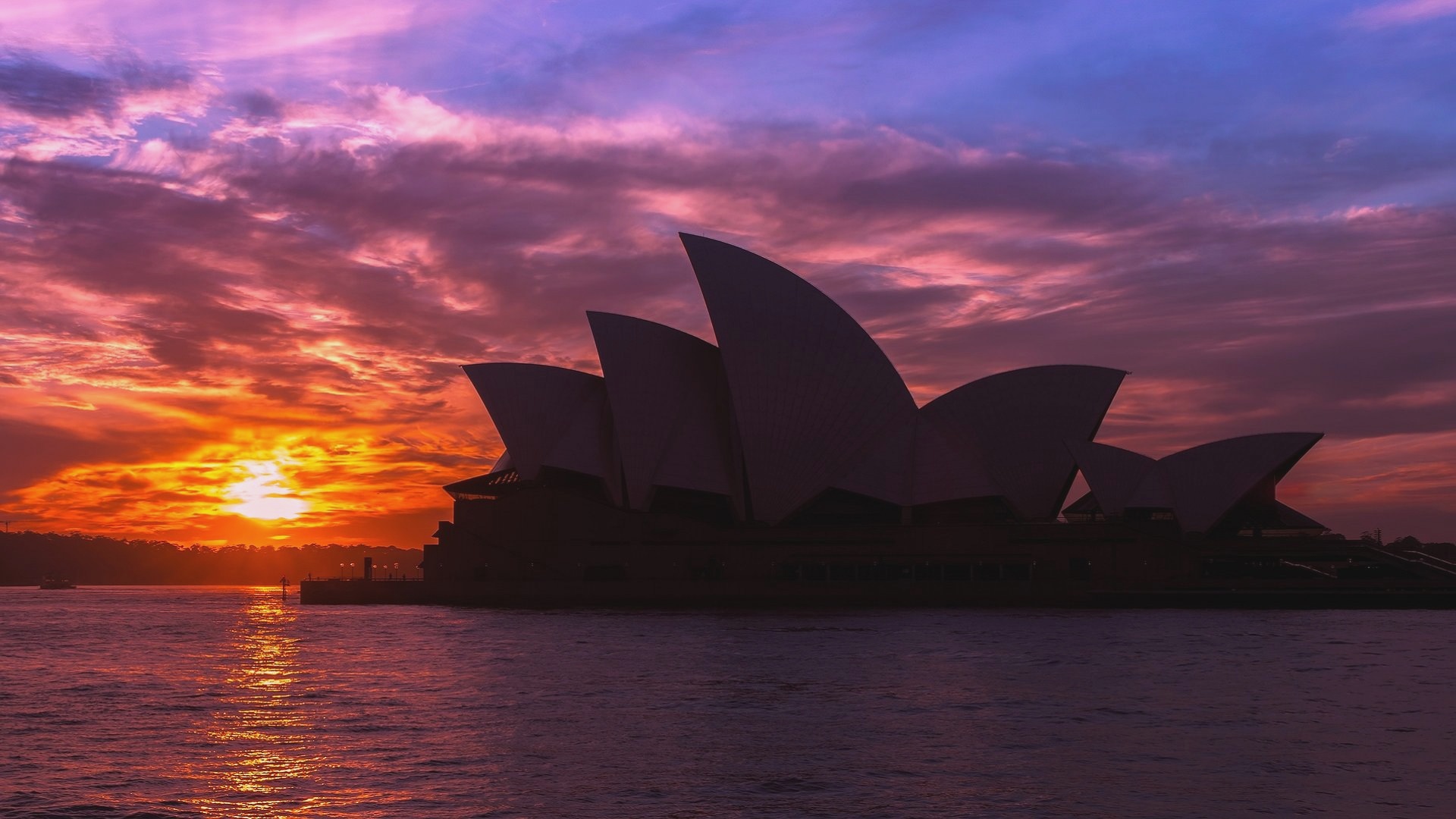 Coucher De Soleil Sydney - HD Wallpaper 