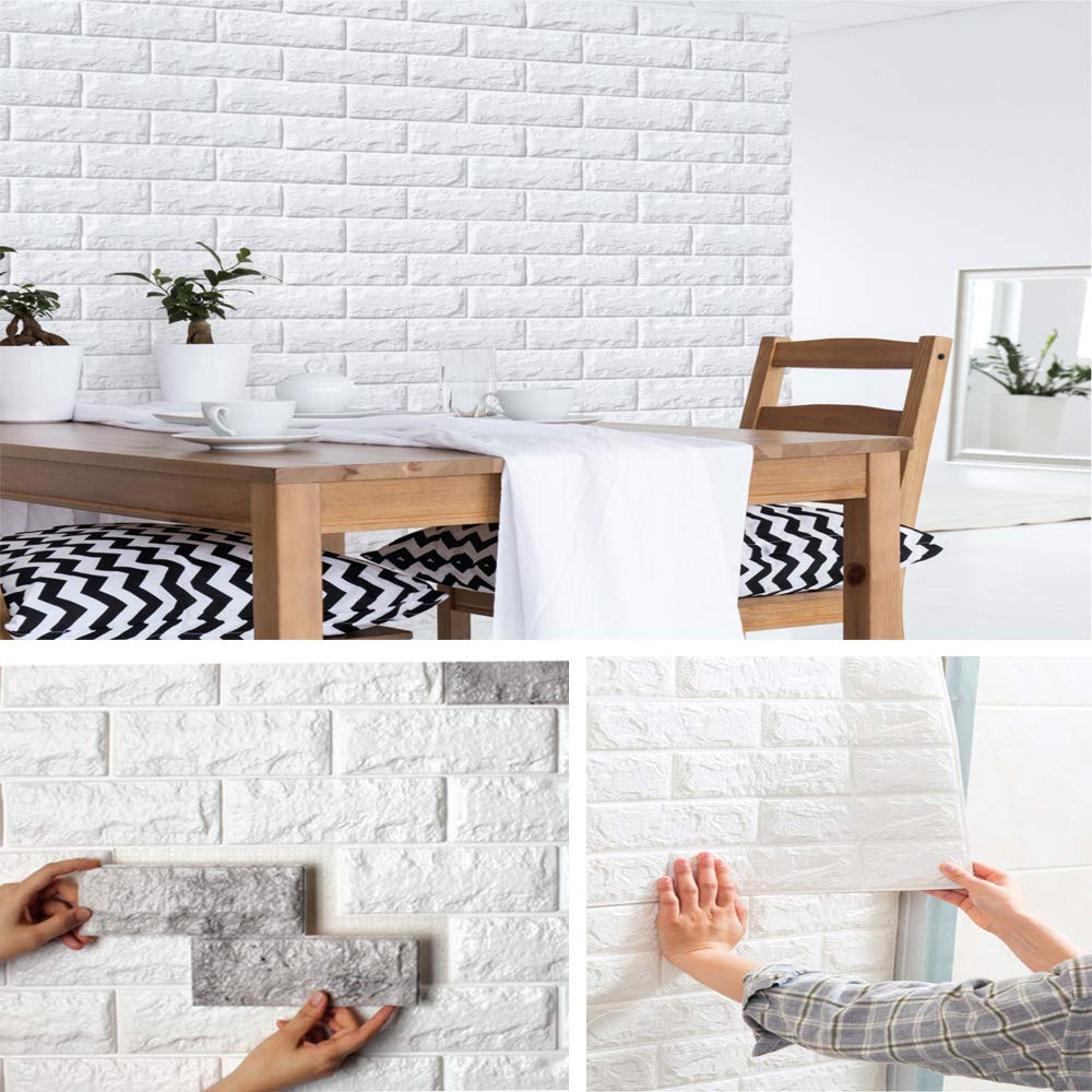 Pdm 3d Self Adhesive Brick Wall Panels Faux Foam Brick - Tile - HD Wallpaper 