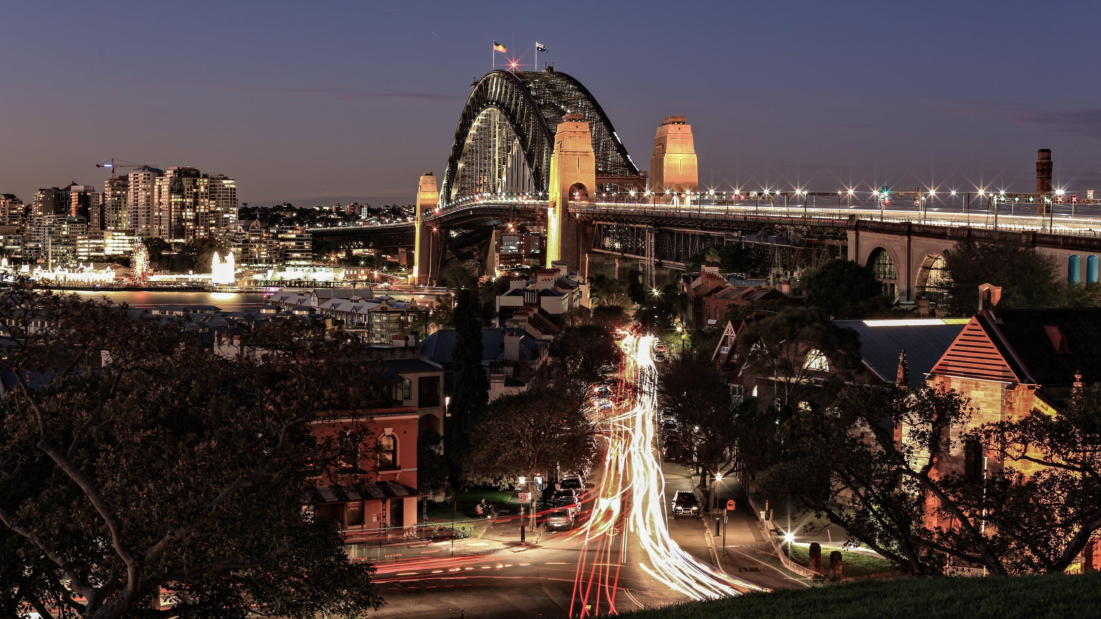 Bridge In Sydney - Sydney Harbour Bridge 4k - HD Wallpaper 