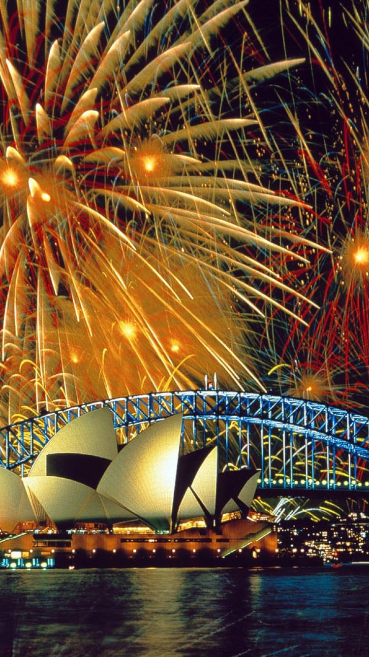 Sydney Fireworks - 750x1334 Wallpaper