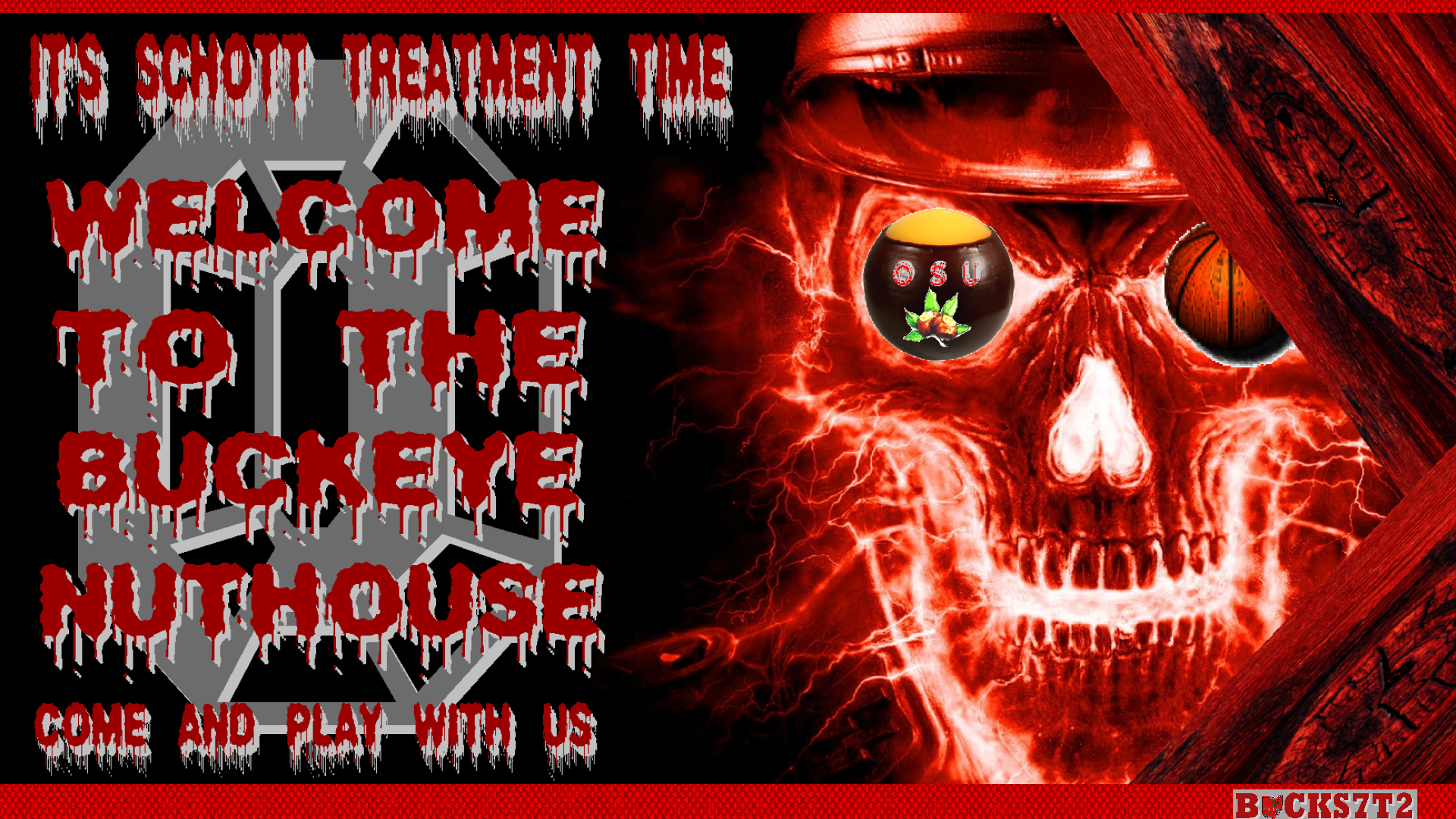 Osu Wallpaper It S Schott Treatment Time - Skull Mic On Fire - HD Wallpaper 