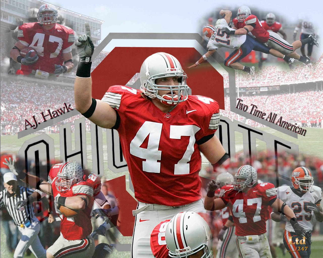 Aj Hawk Ohio State - HD Wallpaper 