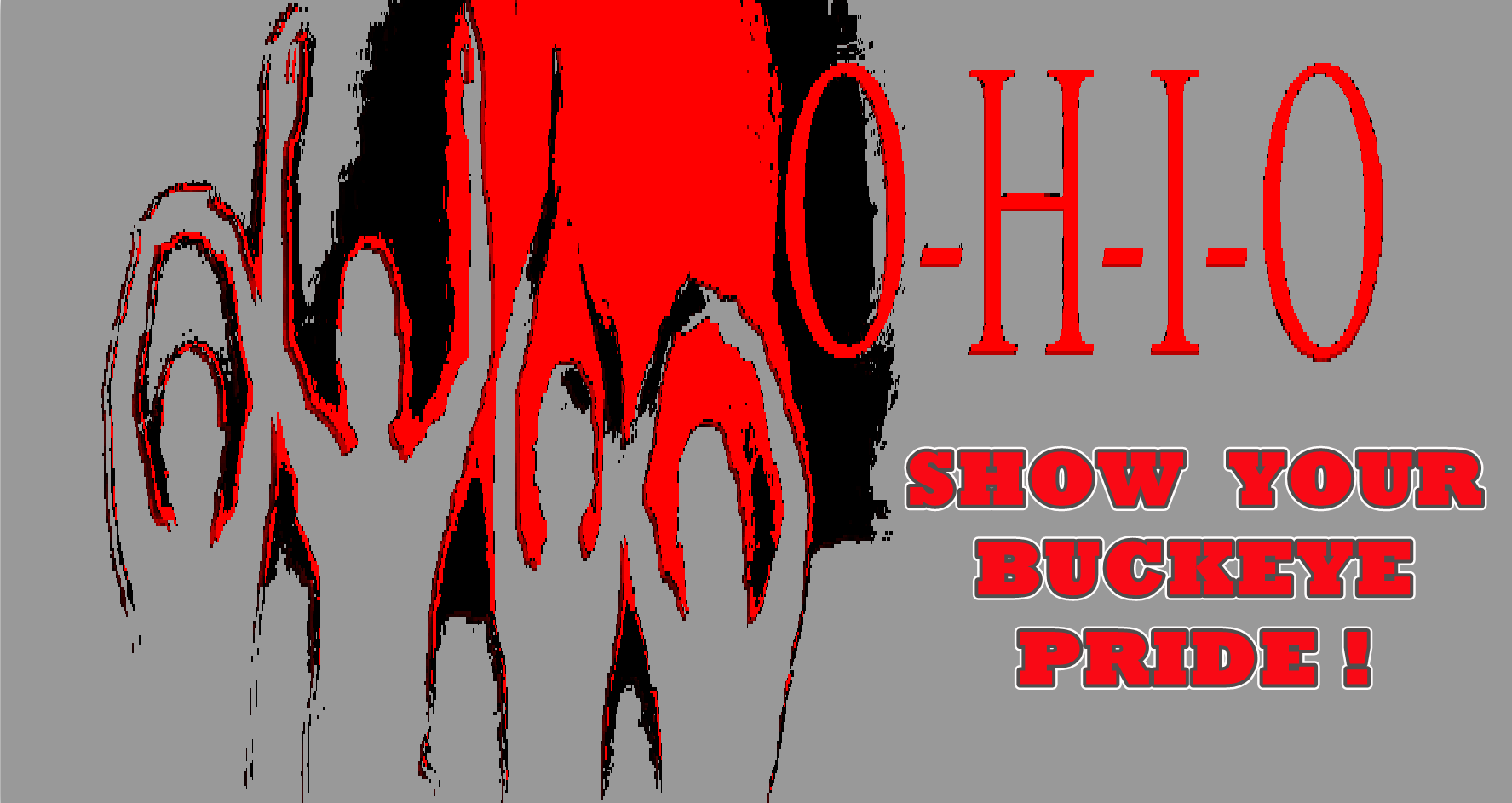 Osu 1920 X 1080 O H I O Show You Buckeye Pride Wallpaper - Graphic Design - HD Wallpaper 