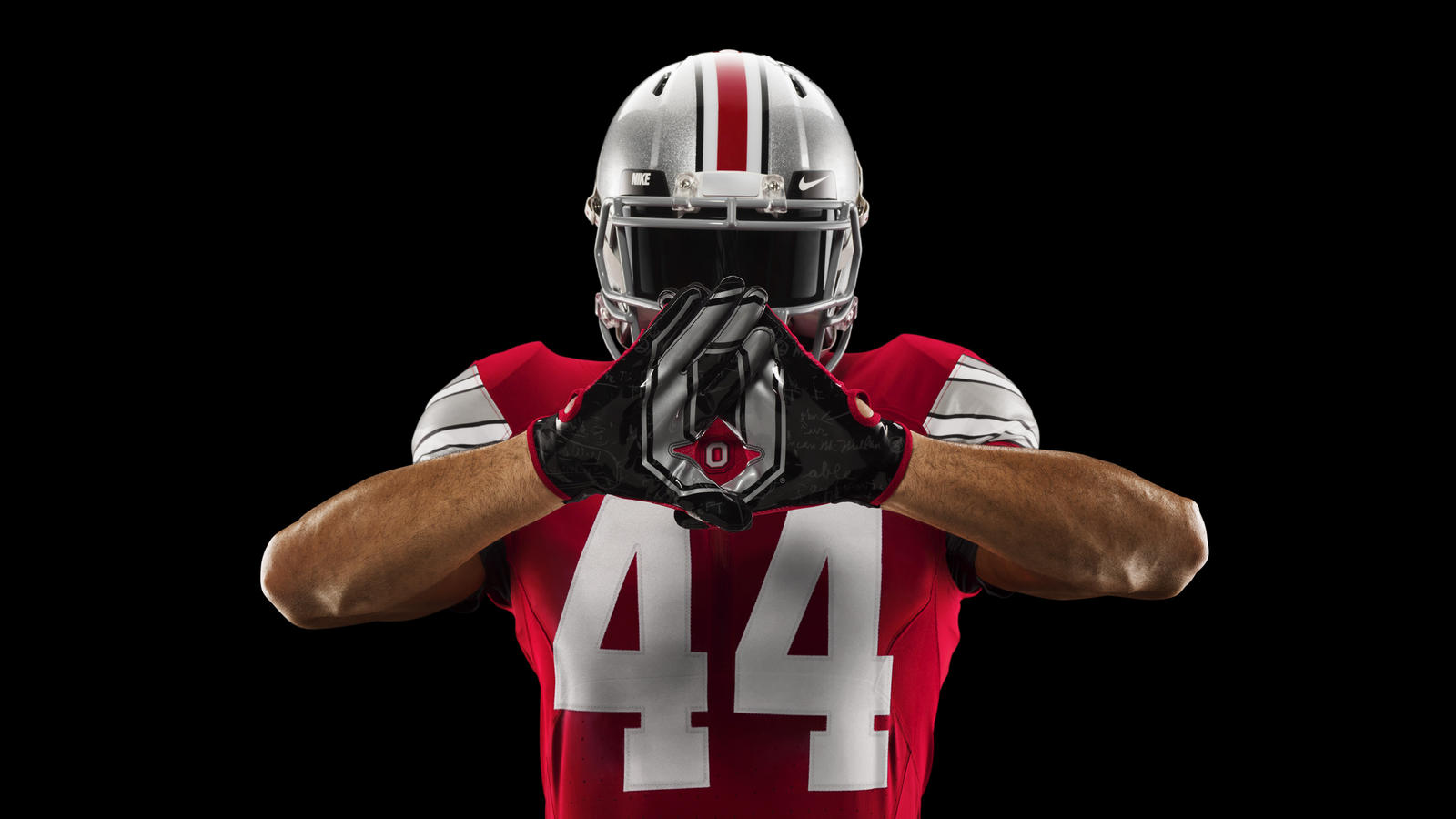 Ohio State Football Player Gloves - HD Wallpaper 