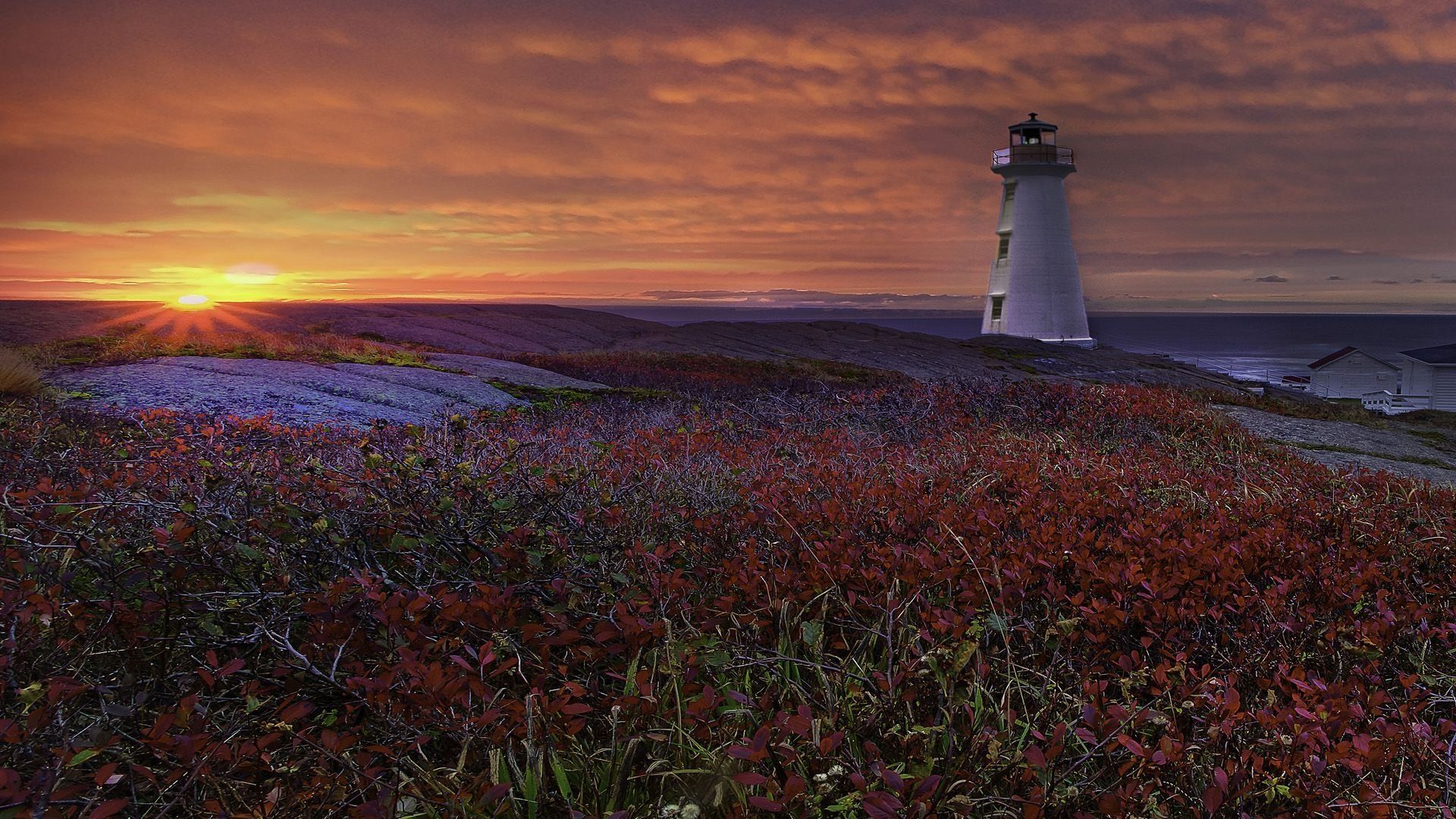 Newfoundland Lighthouse Wallpaper - Lighthouse - HD Wallpaper 