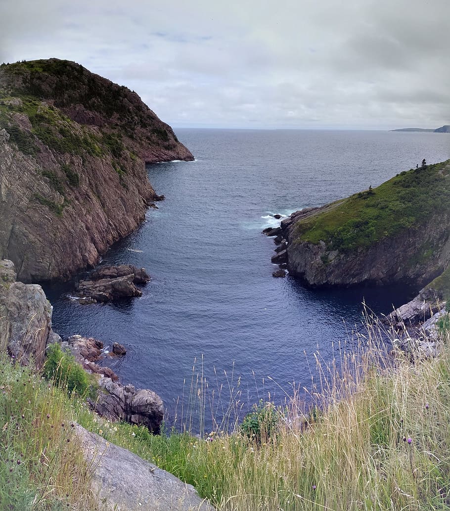 Newfoundland, Signal Hill, Ocean, Cove, Panoramic, - HD Wallpaper 