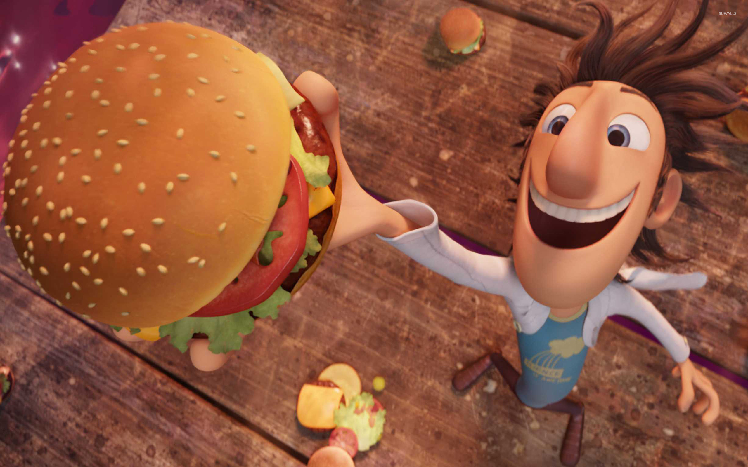 Cloudy With A Chance Of Meatballs Manuscript - HD Wallpaper 