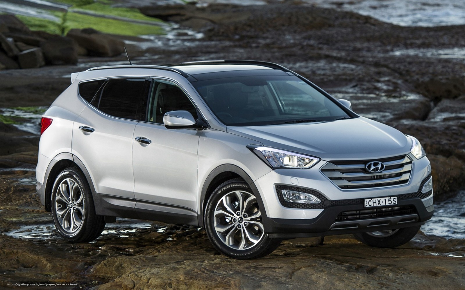 Santa Fe Hyundai Santa Fe Desktop Wallpapers Widescreen - Hyundai 2015 Sante Fe - HD Wallpaper 