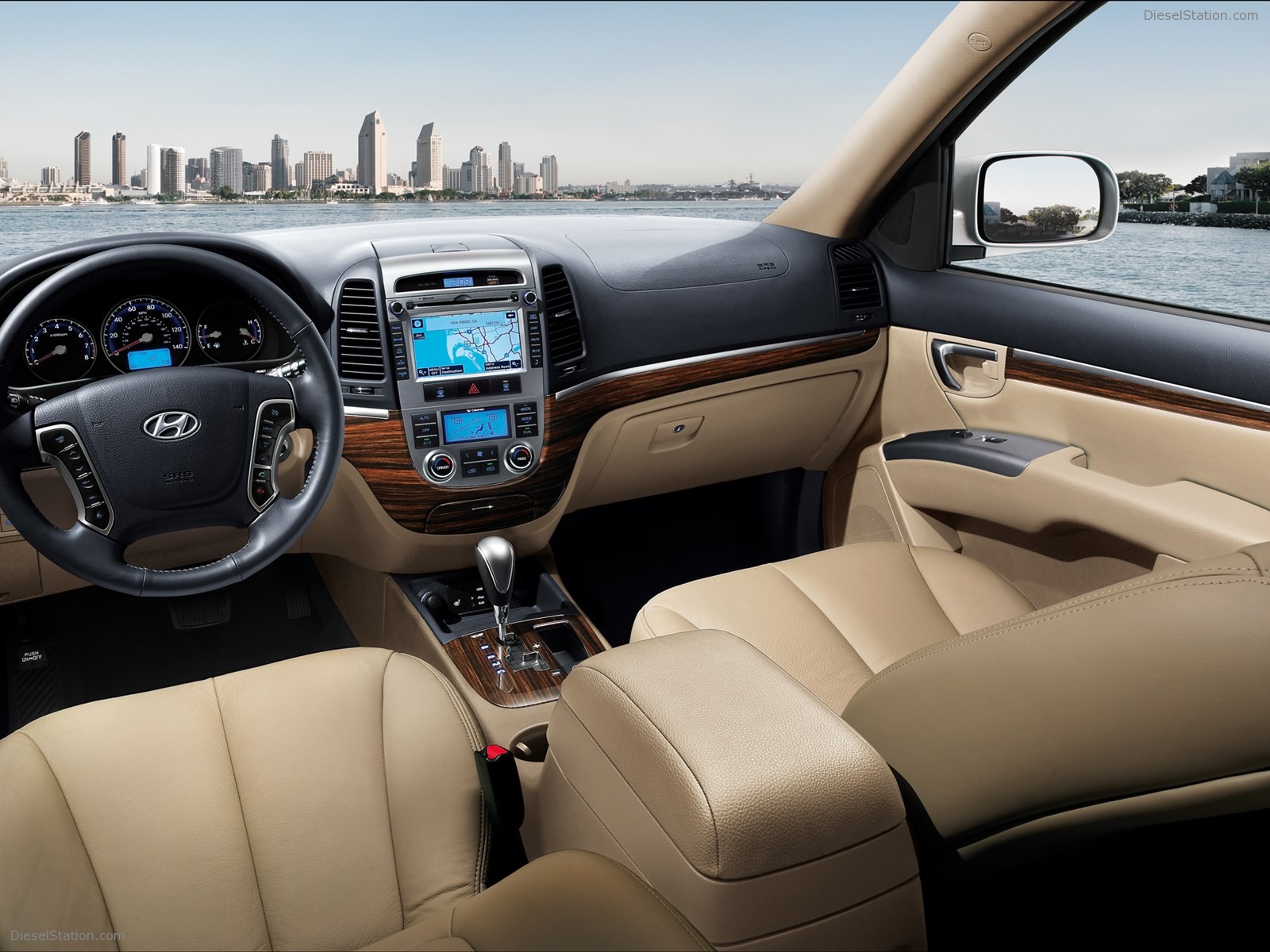 Hyundai Santa Fe - Hyundai Santa Fe 2012 Full - HD Wallpaper 