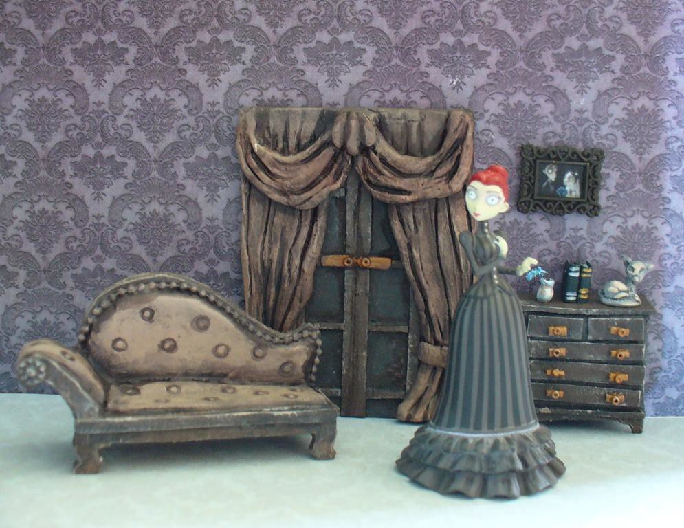 Miniature Corpse Bride Furniture - Mcleod Residence - HD Wallpaper 
