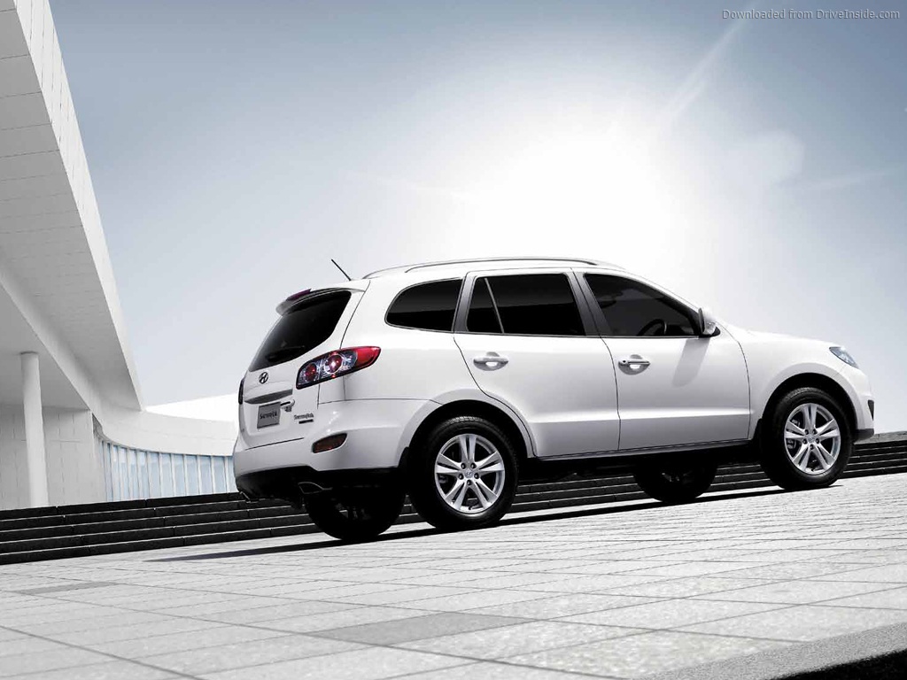 Hyundai Santa Fe Blanc - HD Wallpaper 