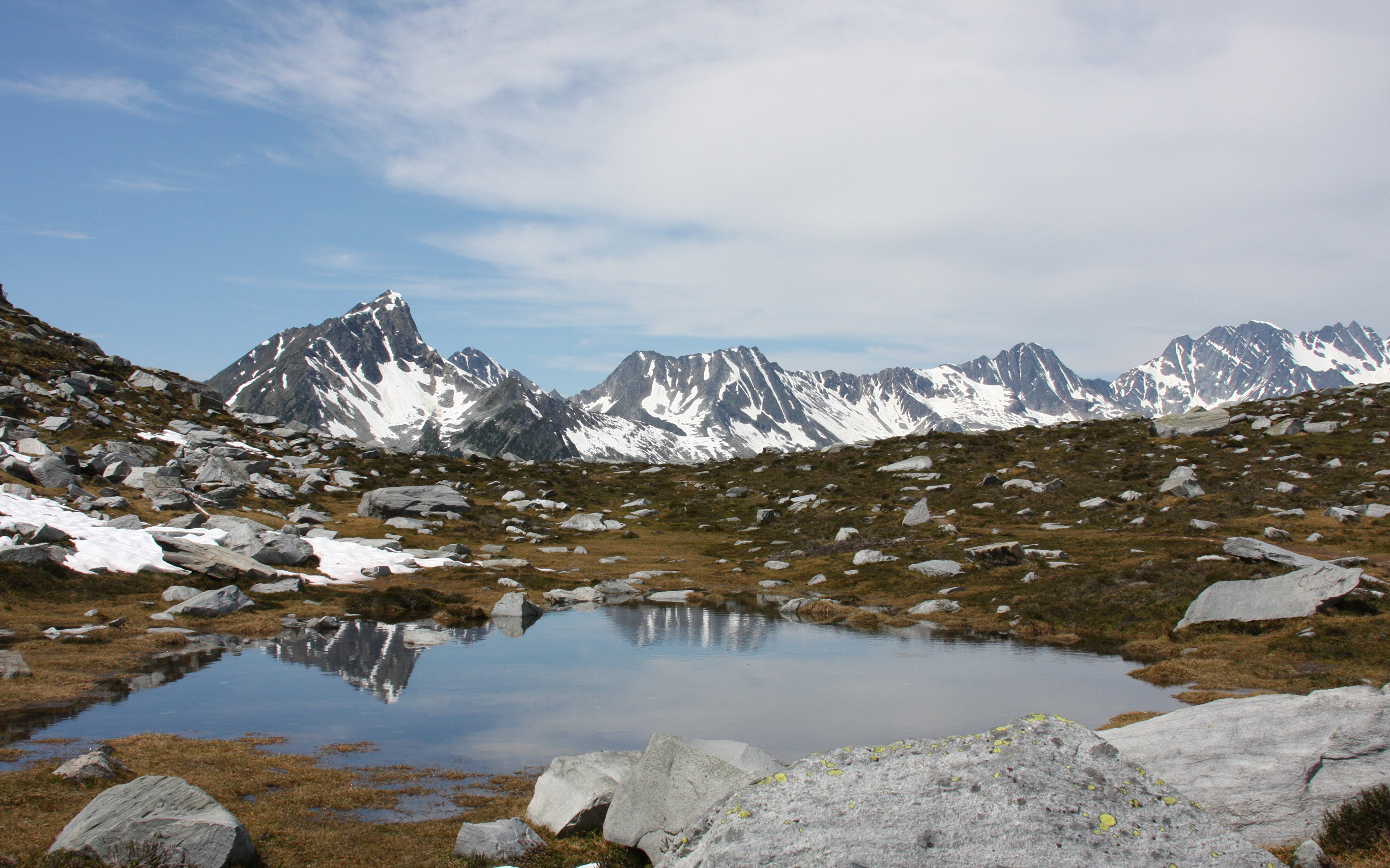 Fond D Écran Montagne Et Neige Du Grand Nord - HD Wallpaper 