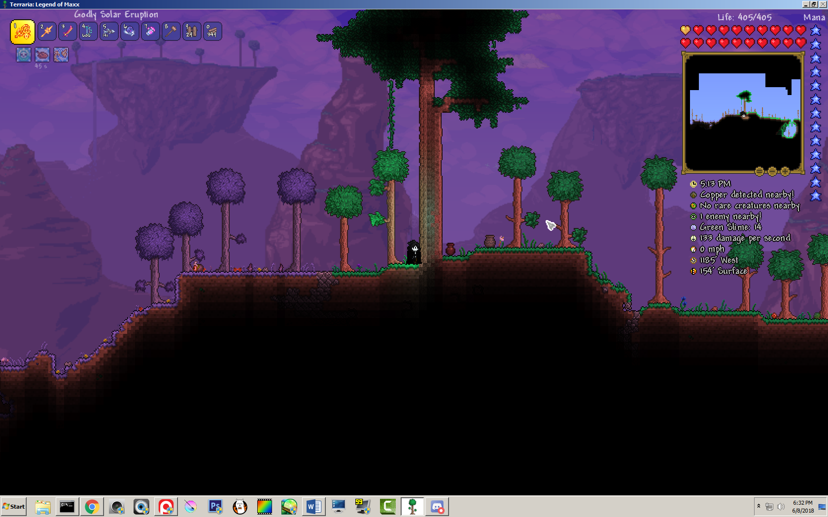Terraria Living Tree No Underground - HD Wallpaper 
