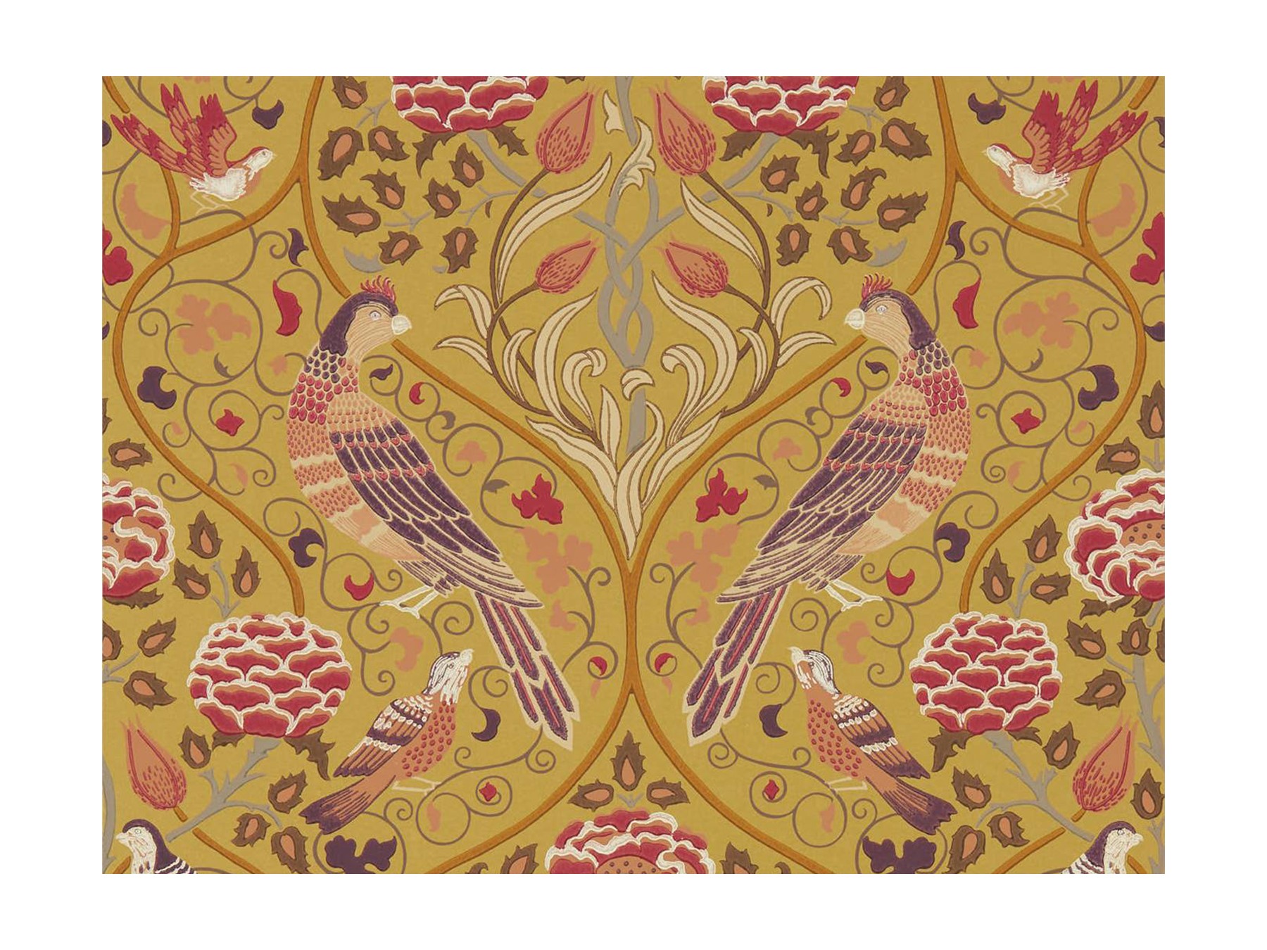 Seasons Wallpaper - Seasons By May Morris - HD Wallpaper 