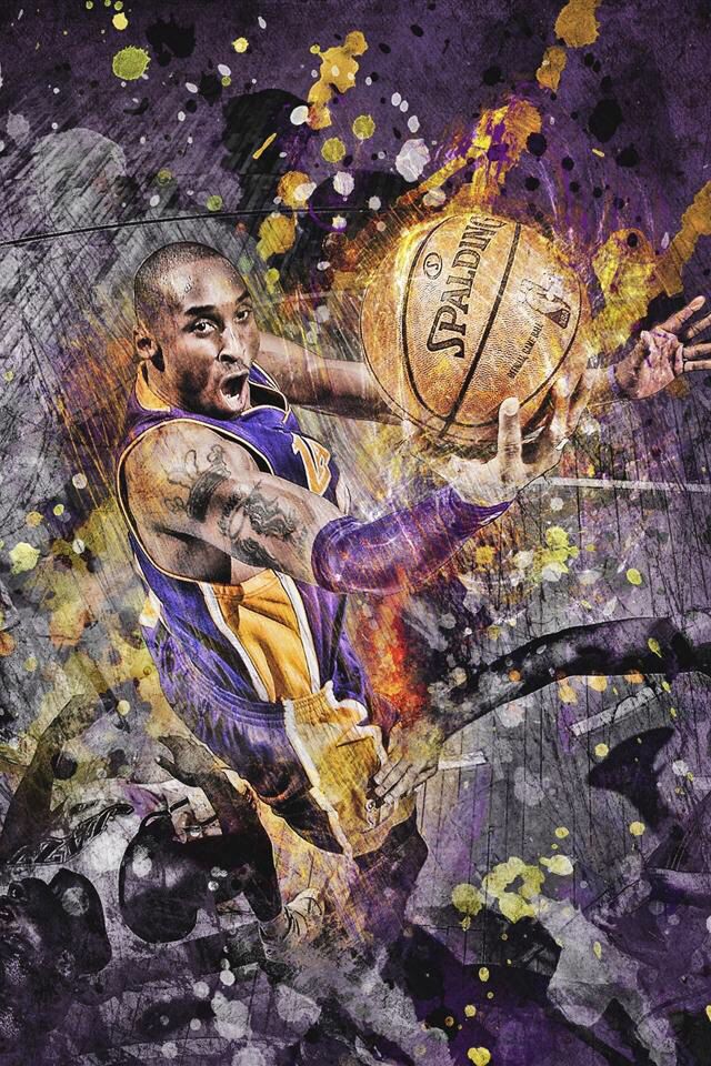 kobe bryant logo wallpaper iphone