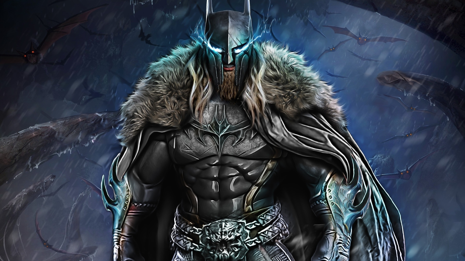 Dark Knight, Batman, Warrior, Art, Wallpaper - Бєтмен Арт Full Hd - HD Wallpaper 