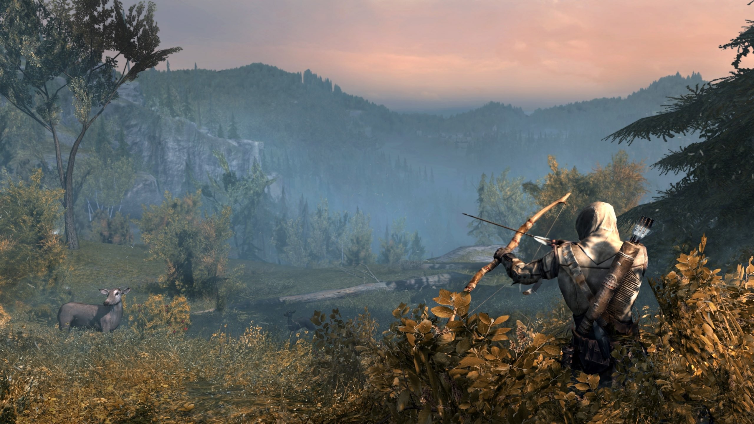 Archery Archer Bow Arrow Hunting Weapon Assassins Creed - Bow Hunting Wallpaper Hd - HD Wallpaper 