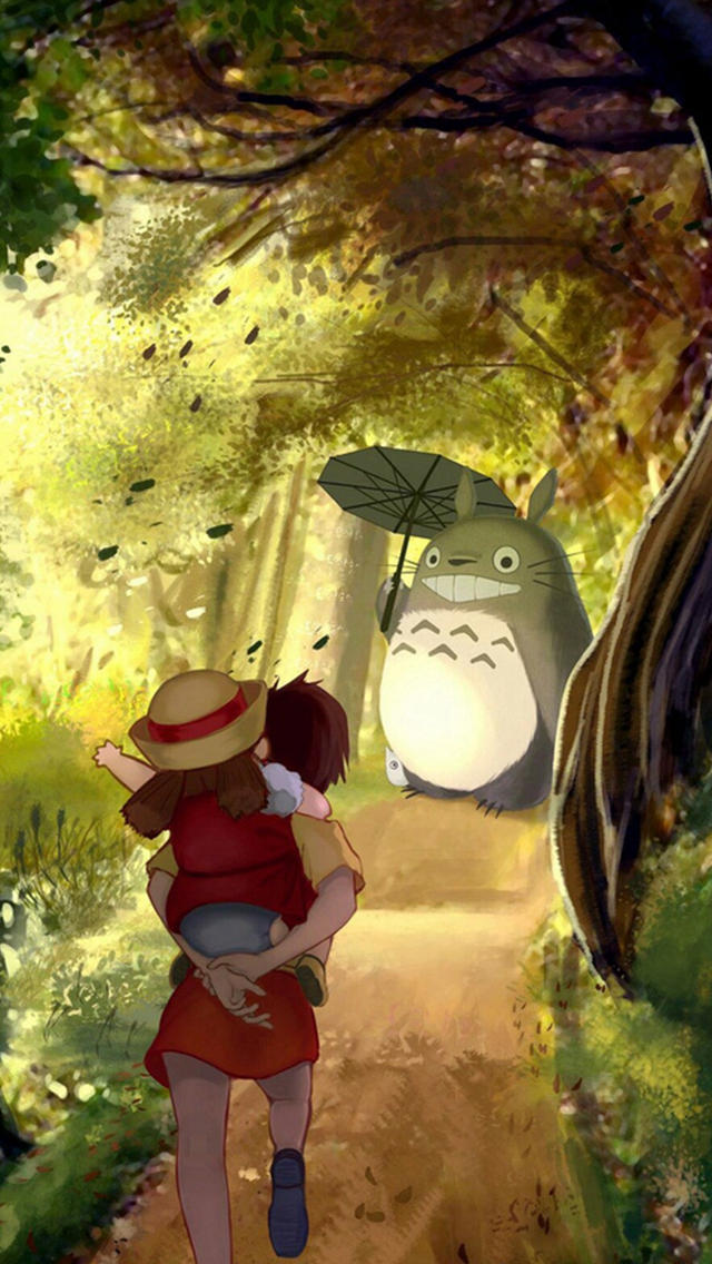 My Neighbor Totoro Iphone - HD Wallpaper 