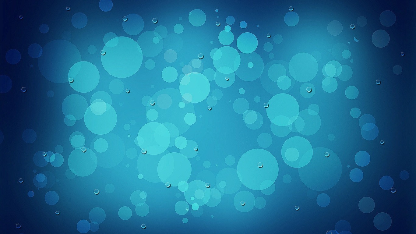 Blue Background Circles Drop - Blue Circles Background - HD Wallpaper 