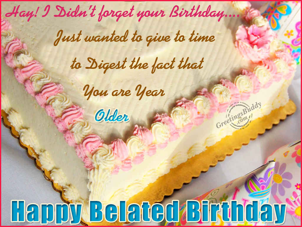 Happy Belated Birthday Images And Quotes - HD Wallpaper 