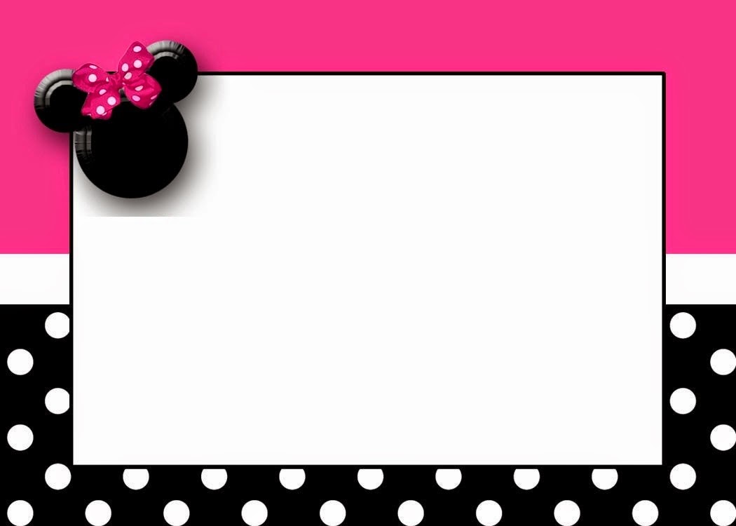 Free Printable Birthday Cards Hd Image - Minnie Mouse Border Design - HD Wallpaper 