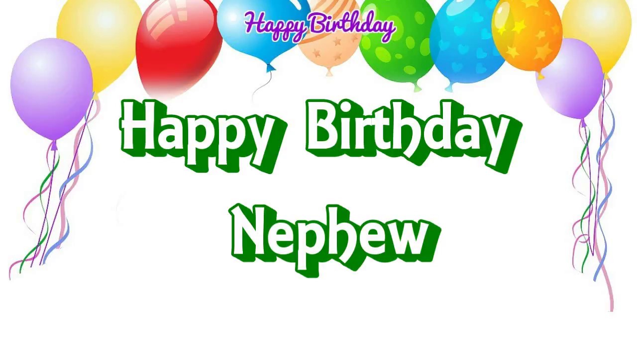 Happy Birthday Nephew Simple Wishes Wallpaper - Nephew Birthday Images And Quotes Free - HD Wallpaper 