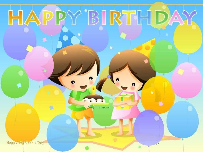 Happy Birthday Wishes Images - Happy Birthday Couple Cartoon - HD Wallpaper 