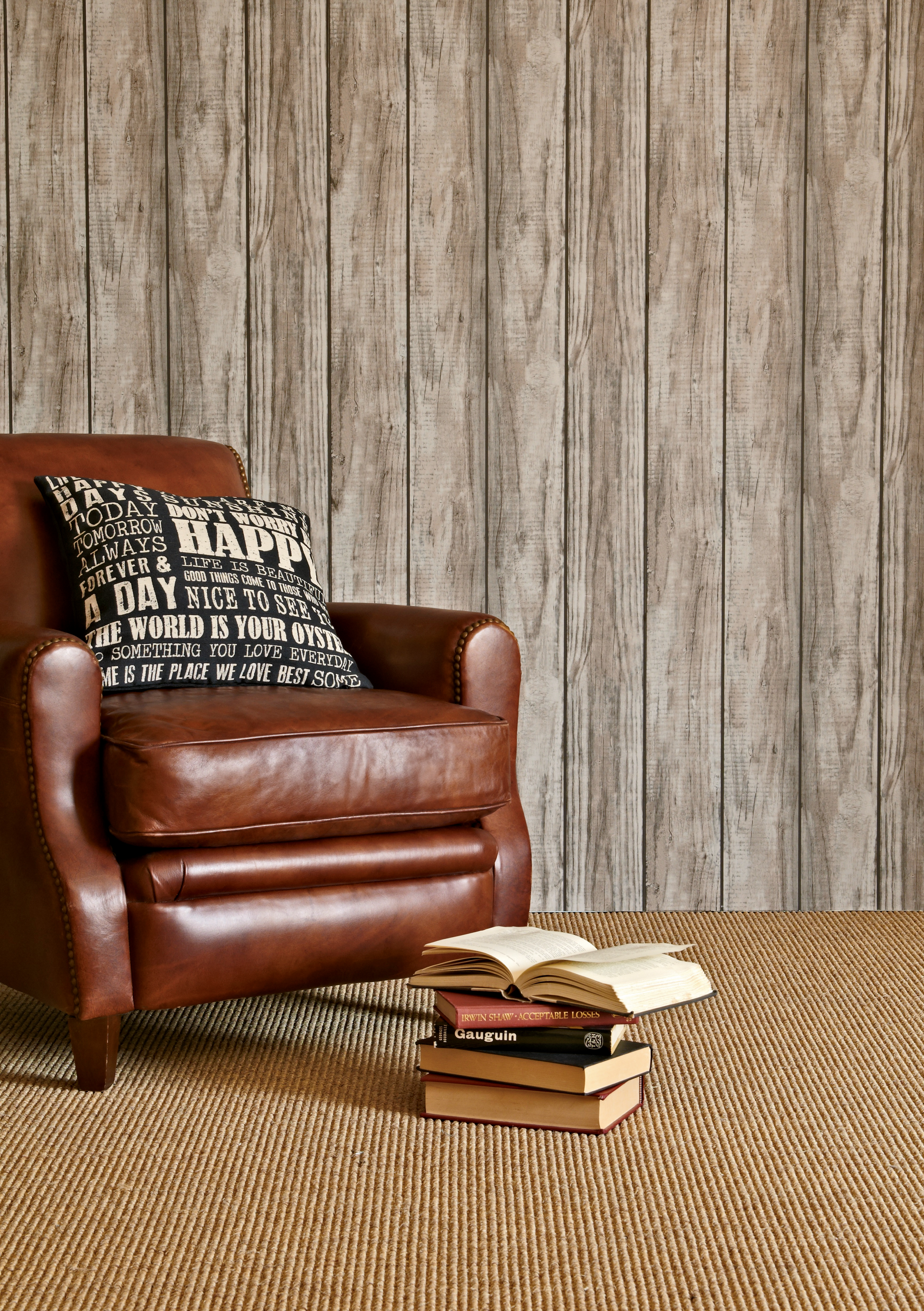 B&q Wallpaper Wood Panel Effect - HD Wallpaper 