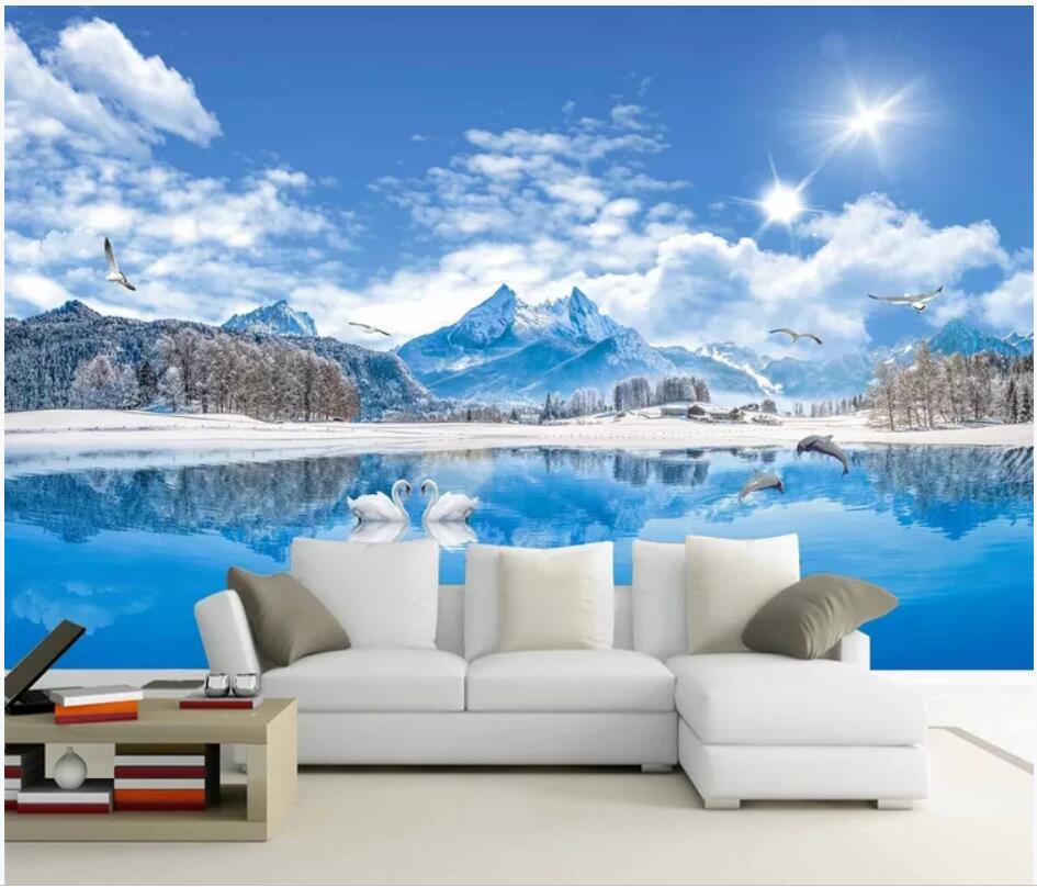 High Resolution Snow Mountain - HD Wallpaper 