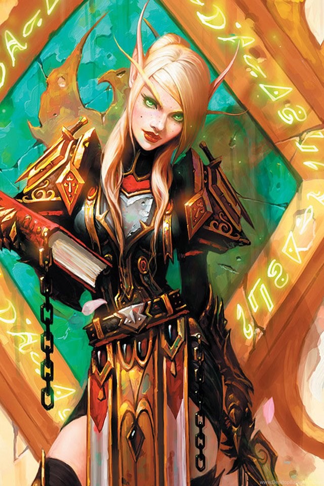 Blood Elf Paladin Wallpaper - Blood Elf Paladin Iphone - HD Wallpaper 