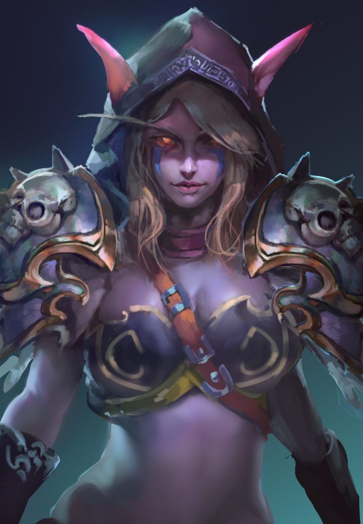 Sylvanas Windrunner Hd Artwork - HD Wallpaper 