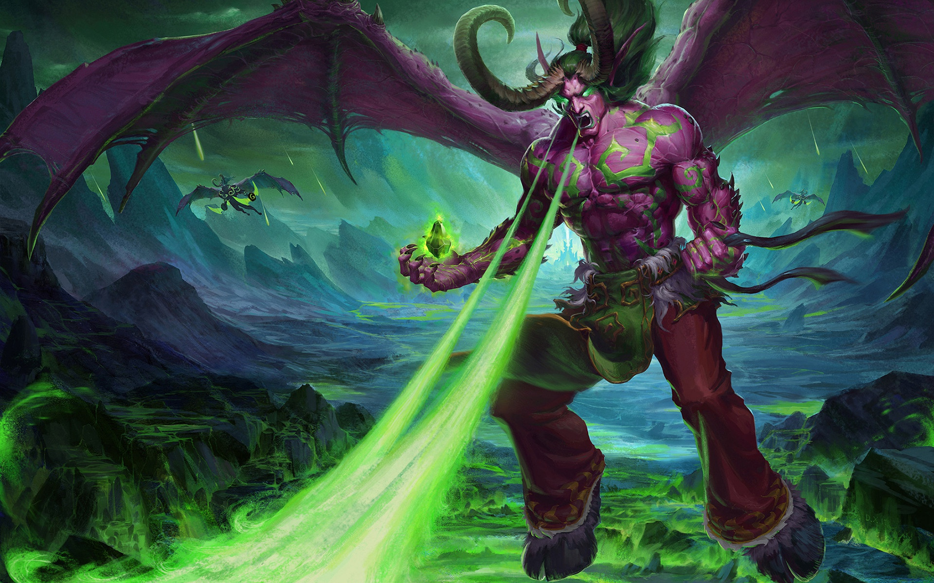 World Of Warcraft, Illidan Stormrage, Character, Creative - Illidan Stormrage Night Elf - HD Wallpaper 