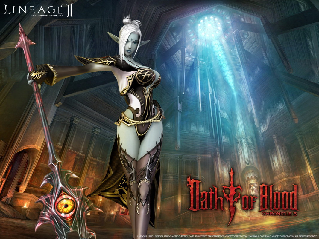 Related Image With Lineage 2 Dark Elf - Lineage 2 Dark Elf Wizard - HD Wallpaper 