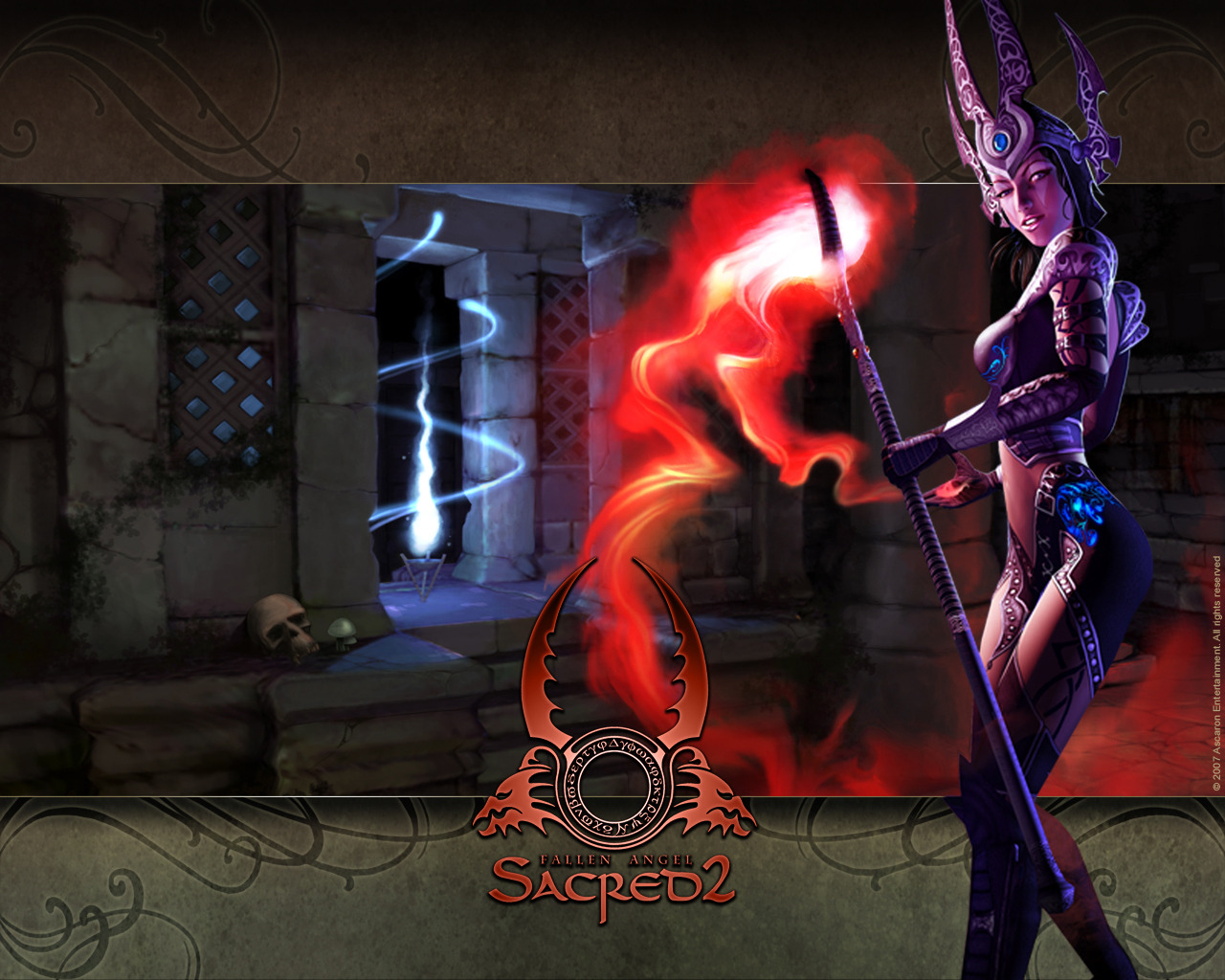 High Elf Dark Standard Wallpaper - Sacred 2 Fallen Angel - HD Wallpaper 