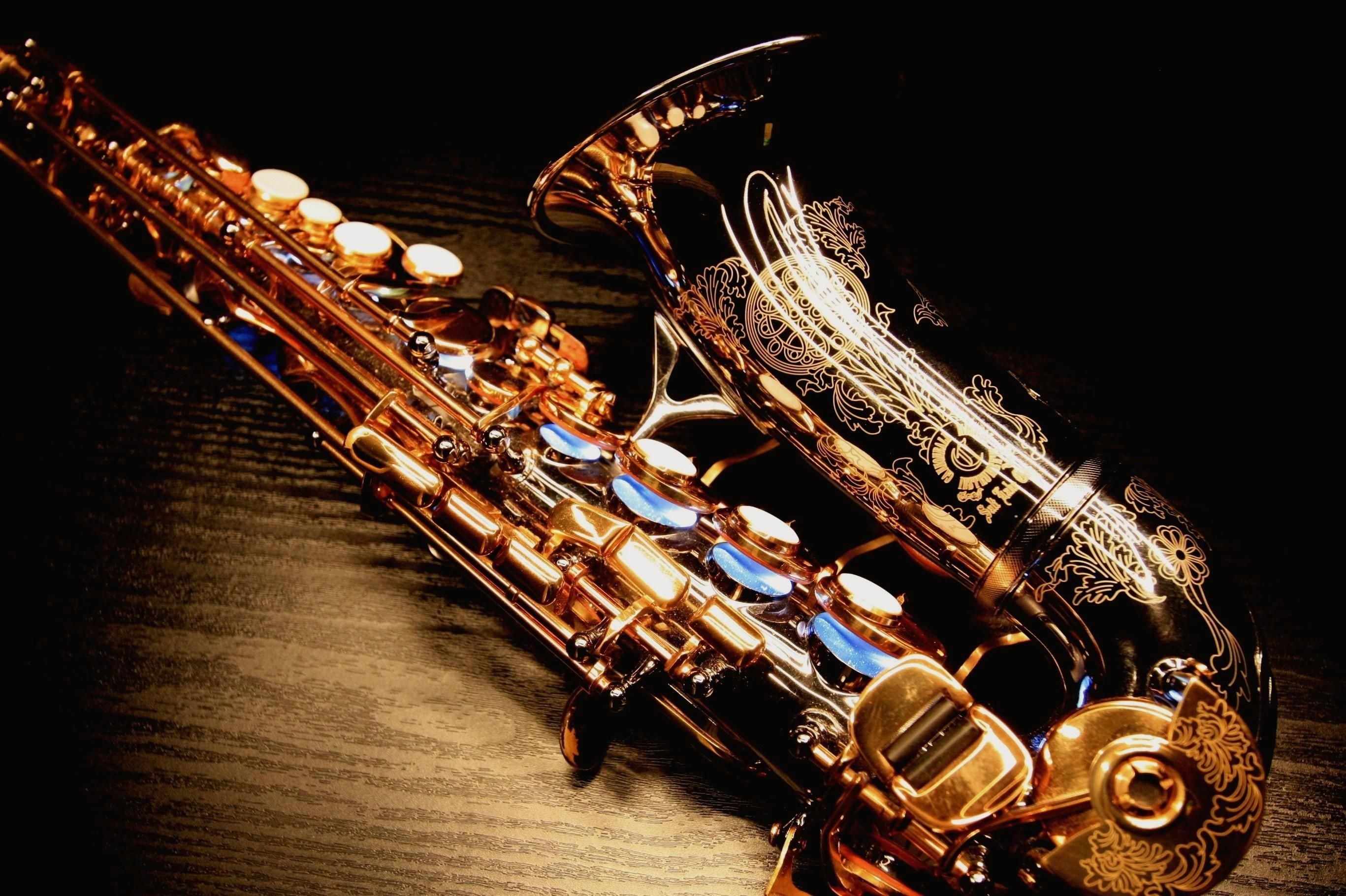 Saxophone Wallpaper Phone For Desktop Wallpaper 2734 - Saxophone Background - HD Wallpaper 