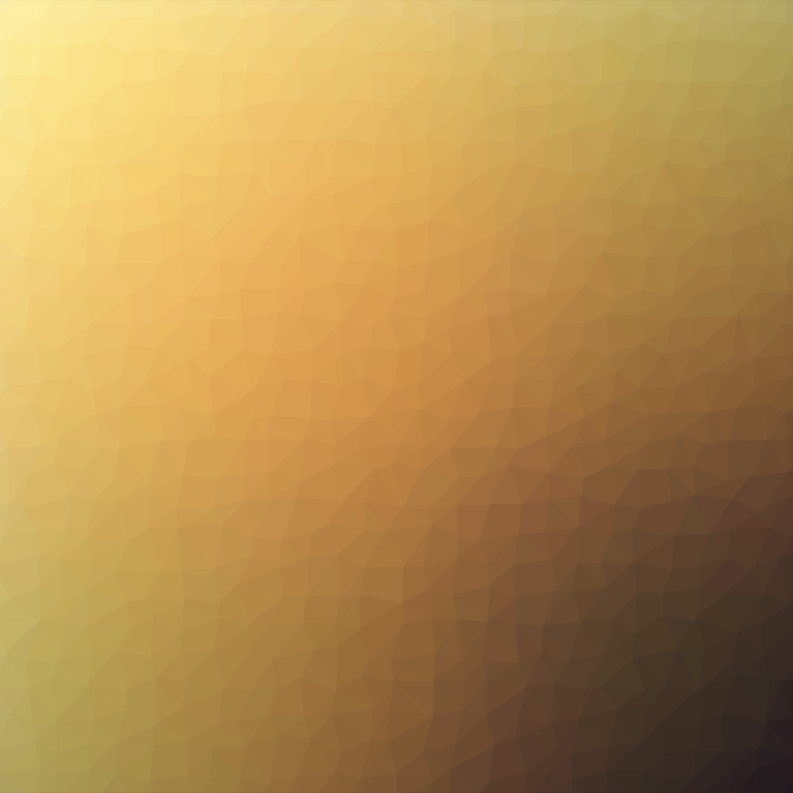 Gold Ipad Wallpapers - Yellow Polygon Iphone - HD Wallpaper 