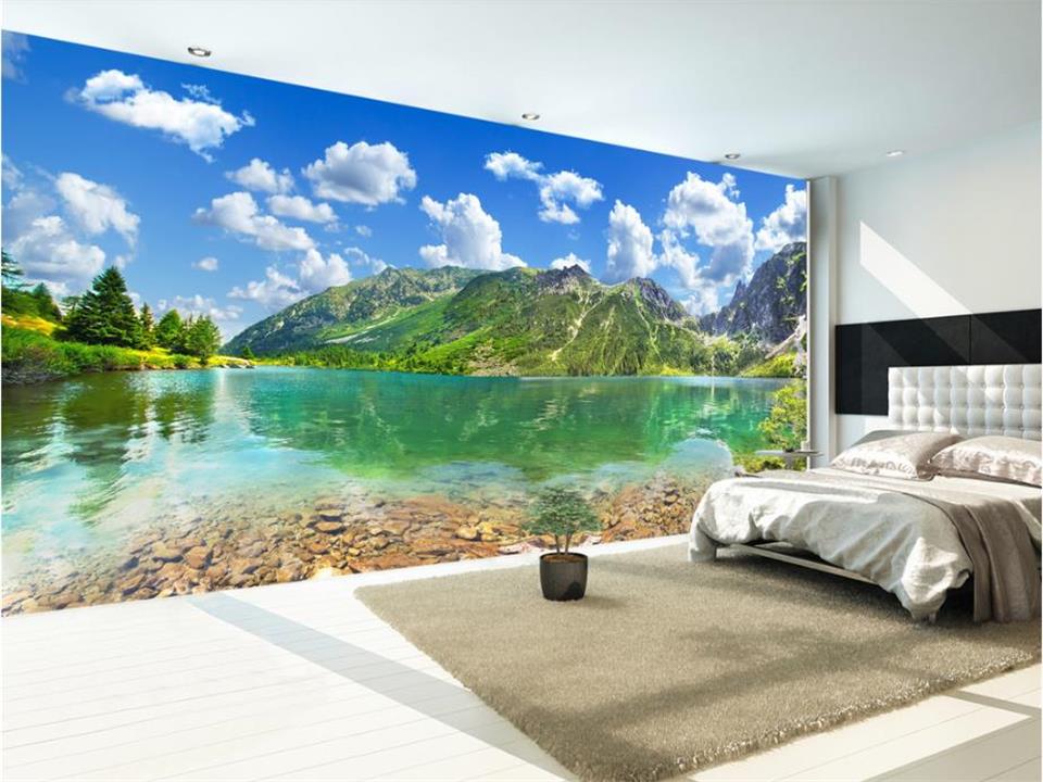 Modern Underwater House Bedroom - HD Wallpaper 